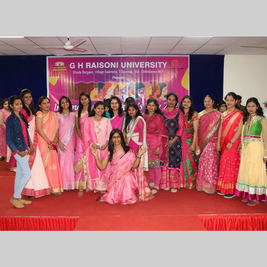 Women day Celebrate  G.H Raisoni University in Chhindwara