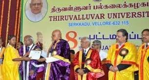 Convocation at Thiruvalluvar University in Dharmapuri	