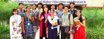 Students Photo  St. Peter’s Institute of Higher Education and Research in Chennai	