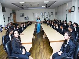 Meeting room Rukmini Devi Institute of Advanced Studies (RDIAS) in New Delhi