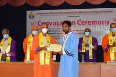 Convocation at Sri Ramakrishna Mission Vidyalaya College of Arts and Science in Dharmapuri	