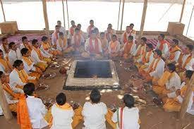 Saraswati Pooja Shri Kallaji Vedic Vishvavidyalaya in Chittorgarh