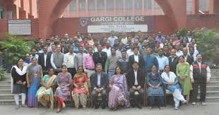 Faculty of Gargi College in New Delhi
