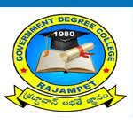 Government Degree college,Rajampeta Logo