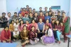 Students at Cooch Behar Panchanan Barma University in Alipurduar
