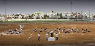 Practice Ground at Swarnim Gujarat Sports University in Ahmedabad