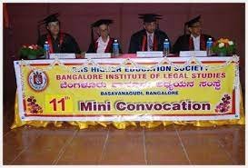 Convocation at Bangalore Institute of Legal Studies in 	Bangalore Urban