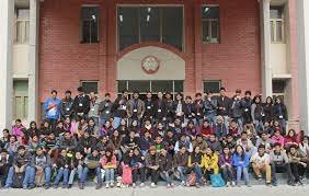 Studnets Group Photos Maharaja Agrasen College in New Delhi