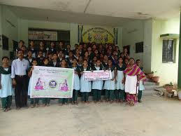 Students of SVGM Government Degree College, Kalyandurg in Anantapur