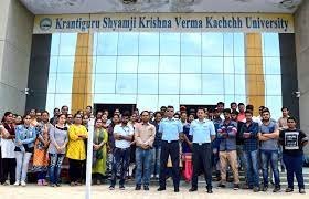 Class Group at Krantiguru Shyamji Krishna Verma Kachchh University in Ahmedabad