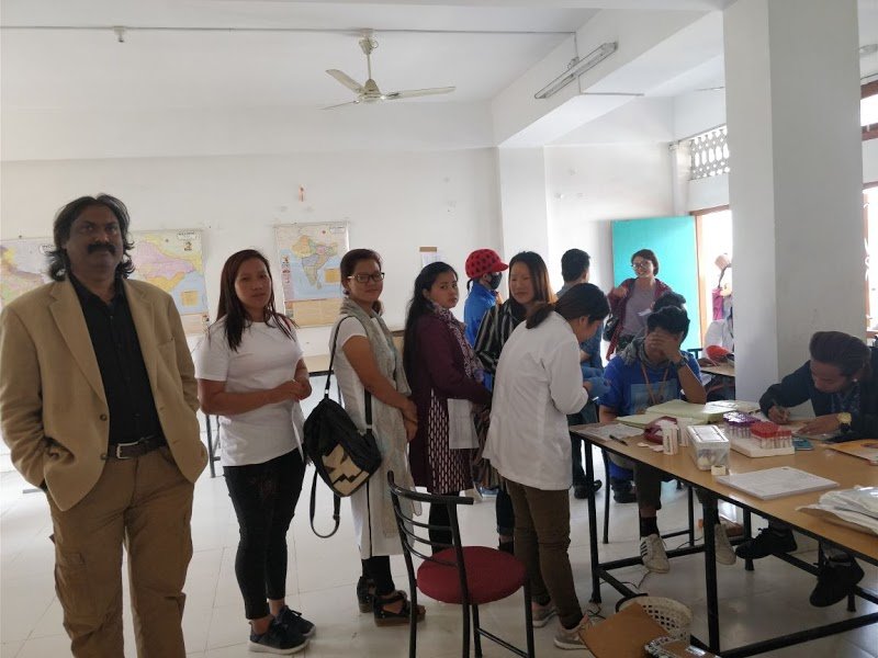 Blood Camp Programme Venkateshwara Open University in Papum Pare	