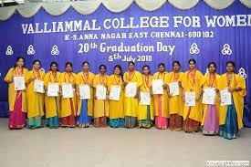 Graduation day pic Valliammal College For Women (VCFW, Chennai) in Chennai	