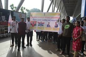 Public Awareness Program at Swarnim Gujarat Sports University in Ahmedabad
