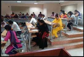 Exam hall C. U. Shah University in Ahmedabad