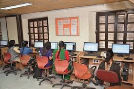 Computer Class of Lady Irwin College in New Delhi