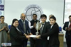 Award Distribute Photo Gujarat National Law University in Gandhinagar