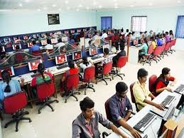 Computer Class Room of Vardhaman College of Engineering in Hyderabad	