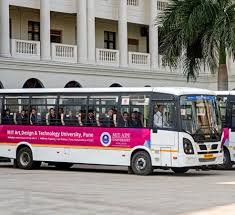College  Bus  MIT ADT University in Pune