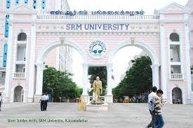 Main Gate  SRM Institute of Science and Technology in Chennai	