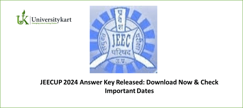 JEECUP 2024 Answer Key Released
