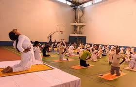 Yoga Class Photo GITAM School Of Gandhian Studies, Visakhapatnam in Visakhapatnam