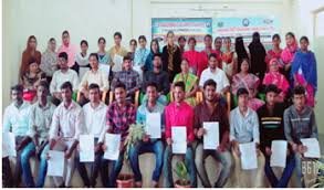 Students of Govenment Degree College, Ravulapalem in East Godavari	
