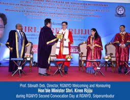 Comvocation Rajiv Gandhi National Institute of Youth Development Sriperumbudur (RGNIYD) in Sriperumbudur