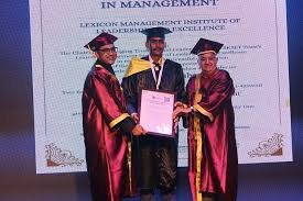 Convocation at Lexicon MILE - Management Institute of Leadership and Excellence in Pune