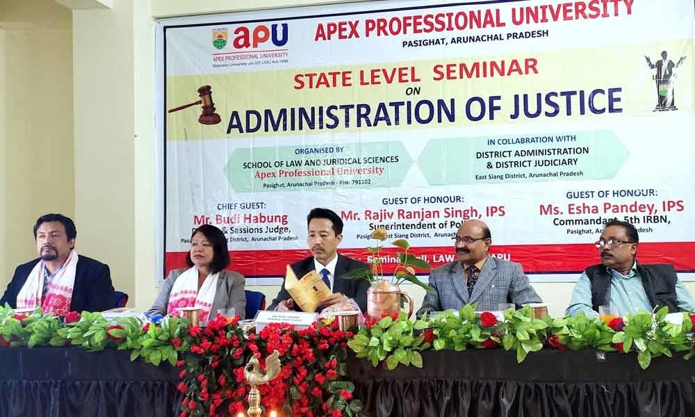 Seminar Apex Professional University in East Siang	