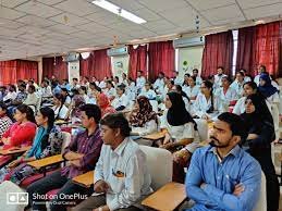 Class at Gulbarga University in Gulbarga