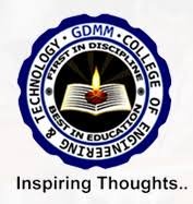 GDMM College of Engineering and Technology, Krishna Logo
