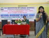 Workshop  CSI Institute of Legal Studies (CSIILS), Thiruvananthapuram in Thiruvananthapuram