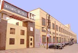 Tika Ram PG Girls College banner