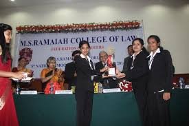 Award Program at MS Ramaiah College of Law, Bengaluru  in 	Bangalore Urban