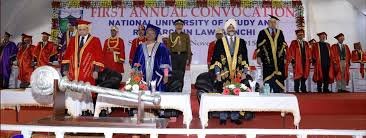 Convocation  National University of Study and Research in Law in Ranchi