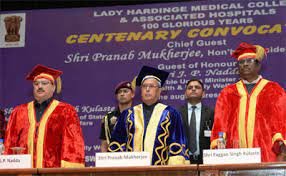 Convocation at Lady Hardinge Medical College in New Delhi