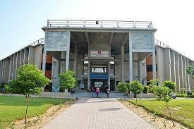Main gate  Ganpat University (GUNI), India in Ahmedabad