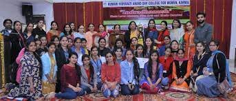Group Photo Kumari Vidyavati Anand DAV College for Women in Karnal