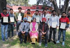 Group photo N.J.S.A. Government College in Kapurthala	
