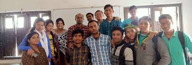 Students at Univesity of Gour Banga in Alipurduar