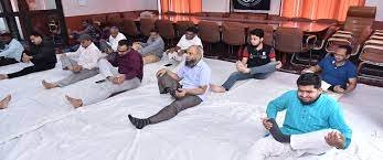 Yoga Class National Council for Promotion of Urdu Language (NCPUL), New Delhi