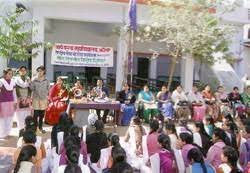 Students Arya Kanya Post Graduate College in Jhansi