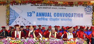 Convocation at National Institute of Technology Rourkela in Angul	