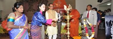 Lamp Lighting Cermony Sanchi University of Buddhist-Indic Studies in Bhopal