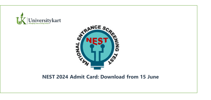 NEST 2024 Admit Card