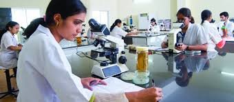 Science laboratory at Mysore University in Mysore