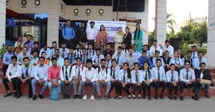 Group photo NRI Institute of Nursing in Bhopal