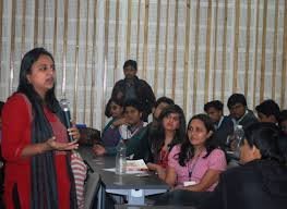  Teachers Conversation with studnets Calcutta Business School in Kolkata