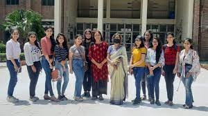 Group photo Bharati College Janakpuri New Delhi 