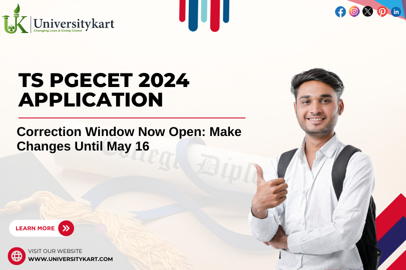 TS PGECET 2024 Application Correction Window Now Open: Make Changes ...